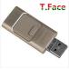 データストレージ T.Face 32GB iStick USB FLASH DRIVE for iPhone 6 6S 5 5S 5C IPAD, iPad mini iPad air iPod Touchand any Android phone ,PC(gold)
