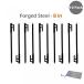 ƥ Triwonder Forged Steel Tent Stakes Heavy Duty Tarp Pegs Solid Stakes Footprint Camping Stakes