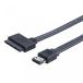 2 in 1 PC CableCreation 50CM Power Esata (eSATAp) to Micro Sata 16Pin 1.8 SSD Cable, Comb eSATA USB 2.0 Power Data Cable adapter for 1.8