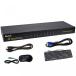 դ HDMI USB KVM Switch 8 Port Up to 1920X1440 Resolution with LED Display PC Monitor Auto-Scan3DVGA Switch