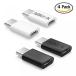 2 in 1 PC USB C to Micro USB Adapter, ARKTEK Type C (male) to Micro USB (female ) Sync and Charging for MacBook Series, Chromebook, Samsung Galaxy