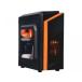 ߥPC DIYPC DIY-F2-O BlackOrange USB 3.0 Micro-ATX Mini Tower Gaming Computer Case w