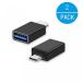 2 in 1 PC USB C to USB 3.0 Adapter, ARKTEK Type C (male) to USB A 3.0 (female) Supports OTG Data Sync for MacBook Series, Chromebook Pixel, Samsung