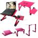 ߥPC Upgrade Laptop Bed Tray Table Mouse Pad Adjustable Leg Portable Standing Desk Foldable Legs Sofa Breakfast Notebook Stand Reading Couch