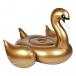 幼児用おもちゃ Sunnylife Luxury Adult Inflatable Pool Float Ride On Beach Toy - Gold Swan