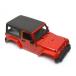 ŻҤ Team Raffee Co. #BR710068R Wrangler Body For 110 RC Crawler Hard Top Red