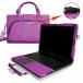 2 in 1 PC Aspire E 15 Case,2 in 1 Accurately Designed Protective PU Leather Cover + Portable Carrying Bag For 15.6