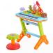 ŻҤ Huile Musical Kids Electronic Keyboard kids Piano 37 Keys with Microphone Musical toy Keyboard Instrument Stool