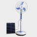 Żҥե Cowin Solar Fan System - LED Light and 15W Solar Panel, Wind Speed Adjustment, Household Floor Fans 16ơ Blade