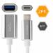 2 in 1 PC 2Pack SOJITEK USB Type C to Female USB A(3.0) Adapter, Sync Cable - PARENT