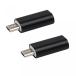 2 in 1 PC USB-C (female) Adapter, ARKTEK Micro USB (male) to Type C (female) Adapter for Samsung Galaxy S7  S7 Edge and more, Pack of 2