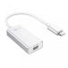 2 in 1 PC USB-C to Mini DP Adapter, ARKTEK Type C to Mini DisplayPort Cable 4K Supported for New MacBook ChromeBook Pixel (Aluminum Case, Silver)