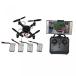ɥ Blomiky DM002 DIY 2.4GHz FPV Mini Quadcopter Drone with Wifi Camera Altitude Healess Extra 3 Battery DM002