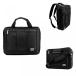 2 in 1 PC Business Laptop Bag Sleeve Backpack Messenger Bag 15.6