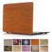 2 in 1 PC MacBook Air 13 Case, PapyHall 2 in 1 MacBook Air Protect Case Distinctive Wood Printing Plastic Hard Shell Cover Case for Apple MacBook Air
