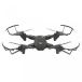 ɥ Transer Foldable 2.4G 4-Channel 6-Axis Altitude RC Quadcopter Drone with HD Camera (black)