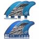 サーフィン Naked Viking Surf: MediumLarge JL Thruster Surfboard Fins (Set of 3 Fins) FCS & Futures Compatible