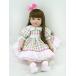 幼児用おもちゃ Pursue Baby Soft Body Lifelike Baby Princess Doll Elena, 24 Inch 34 Vinyl Realistic Weighted Toddler Doll with Long Hair