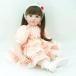幼児用おもちゃ Pursue Baby Soft Vinyl Life Like Poseable Princess Doll with Long Hair, 24 Inch Realistic Weighted Toddler Doll with Matching Outfits