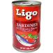 Ligo SARDINES in TOMATO SAUCE CHILI ADDED.... помидор ...155g×5 шт 