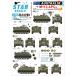  Star переводная картинка 1/35 Вьетнам война Вьетнам .. Австралия армия 2 M113APC/M113A1/M125A1 самодвижение ... пластиковая модель для переводная картинка 