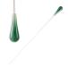 [ car nti knee ] finger . stick tact grip rose wood shaft glass fibre total length 37.5cm green 