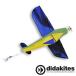 Didakites SKYKITE Sky кайт самолет желтый голубой Belgium производства кайт кайт .. кайт вверх 