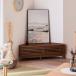 �R�[�i�[�e���r�� 120cm ���[�{�[�h �e���r�{�[�h �X�C���O�R�[�i�[ ���r���O���[ ���[�o�[�f�U�C�� ������� ���_�� �u���E�� �i�`������ ���Y 0544 �֘A�摜1