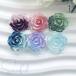  декоративные элементы элегантный sima- роза kaboshon роза rose ламе 18mm приклеивание детали 6 шт D-0669