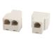 uxcell RJ11 F-2F 2 ответвление адаптер splita коннектор модульный разъем 2 разделение для штекер 2 штук 