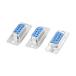 uxcell D-Sub 9 Pin �᥹���ͥ��� �֥롼 ����С��ȡ��� 3.1 x 1.5 x 1.4cm 3������