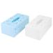 uxcell коробка для салфеток Home автобус салон пластик прямоугольный салфетка box чехол для салфеток держатель белый голубой 2 штук входит 