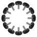 uxcell ���x�����O�t�b�g M10x25x35mm �ƒ�p�i �f�X�N �e�[�u�� �\�t�@�[ �r�p ���x���[ 12����