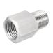 uxcell труба фитинг адаптор снижение 1/4 NPT мужской -1/4 Gme Spy p фитинг адаптор снижение манометр нержавеющая сталь сталь 