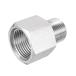 uxcell труба фитинг адаптор снижение 3/8 NPT мужской -M20x1.5me Spy p фитинг адаптор снижение манометр нержавеющая сталь сталь 