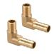 uxcell балка b шланг фитинг 8 mm балка b-1/8PT мужской 90 раз патрубок латунь труба адаптор коннектор 2 шт 