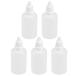 uxcell пластик пастеровская пипетка бутылка 50ml 1.7 унция пластиковая бутылка половина прозрачный белый пластик 5 штук входит 