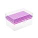 uxcell пипетка chip box 96 well поли Pro pi Len chip держатель контейнер 300ulpipeta-6mm дыра диаметр для 