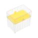 uxcell пипетка chip box 96 well поли Pro pi Len chip держатель container 1ml/1000μlpipeta- для 7.5mm дыра диаметр желтый 