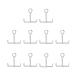 uxcell поток контроль камера зажим Flat Joe springs зажим labo гибкий шланг для 10 штук входит 