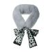 uxcell Allegra K искусственный мех muffler шарф пелерина защита горла "neck warmer" бабочка .. теплый женский серый 130x8cm