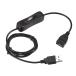 uxcell �I��/�I�t�X�C�b�`�t��USB�P�[�u�� USB�I�X-���X�����R�[�h LED�f�X�N�����v LED�X�g���b�v�p �u���b�N ����1 M 2��