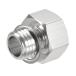 uxcell шестиугольник rete.-sa- втулка M12 мужской -1/8 PT женский aluminium сплав труба соединительная муфта rete.-sa- адаптор 