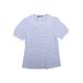 uxcell Allegra K tops проверка блуза короткий рукав Contrast цвет casual женский light purple M