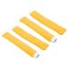 PATIKIL хлопок fi-ru бадминтон полотенце рукоятка 4 шт нейлон теннис ракетка over рукоятка ракетка рукоятка рука клей желтый 