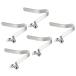 PATIKIL 8x6mm байдарка лопасть зажим 5 шт paul (pole) кнопка кнопка springs зажим сталь средний пустой кнопка locking камера 
