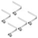 PATIKIL 12x9.5mm байдарка лопасть зажим 5 шт paul (pole) кнопка кнопка springs зажим сталь solid кнопка locking камера 