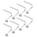 PATIKIL 8x8mm байдарка лопасть зажим 8 штук входит paul (pole) кнопка кнопка springs зажим сталь solid кнопка locking камера 