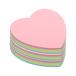 uxcell PATIKIL 70x70mm Heart type клейкий лист 3 накладка симпатичный собственный палочка память накладка яркий красочный 100 листов / накладка 4 цвет 