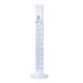 uxcell PATIKIL 100ml 3.3 howe Kei кислота стекло мерный цилиндр высота прозрачный раунд основа голубой прозрачный 